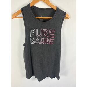 Pure Barre Grey Tank Top Size Medium